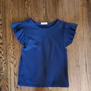 Navy blouse